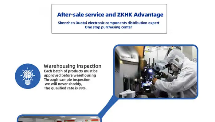 after-sale service of electronic components