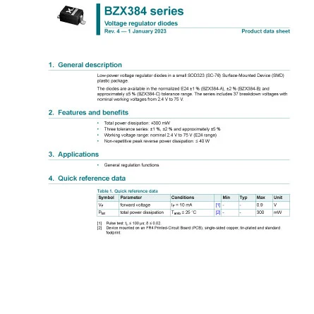 BZX384-B5V1 of Components of Electric Circuit
