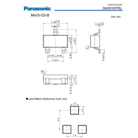 DA3X101F0L of Active and Passive Components in Electronics