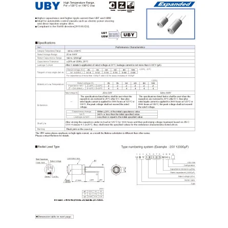 UBY1H362MHL of Electronic Assemblies