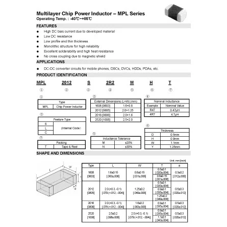 multilayer ceramic inductor