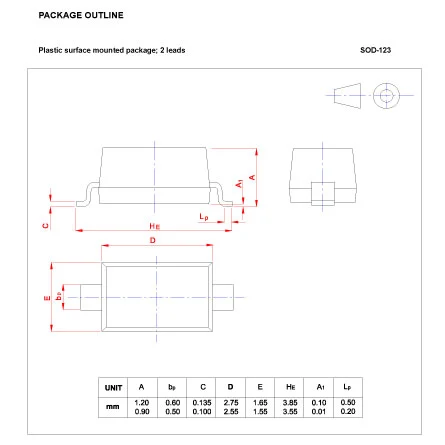 Specifications of 1N4148W T4