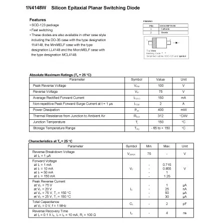 ZKHK Details of 1N4148W T4