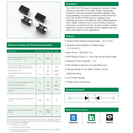 1SMA16CAT3G of Common Electrical Components