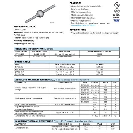 Electrical Components BYV28-200-TAP