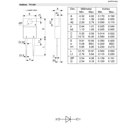 DHG10I600PA of Electronic Component Design