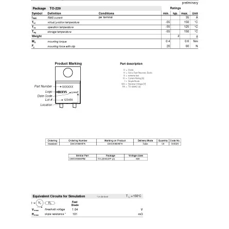 DHG10I600PA of Electronic Component Selection