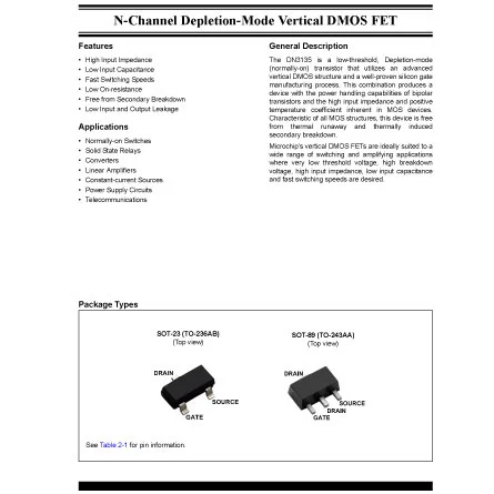 DN3135N8-G of Basic Circuit Components