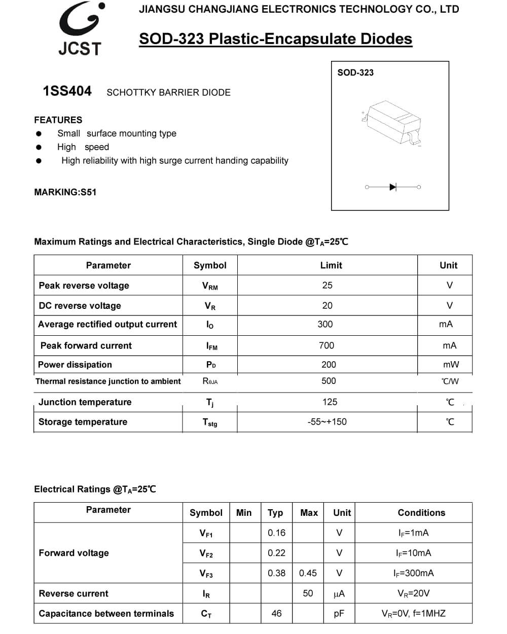 Details Of 1SS404 