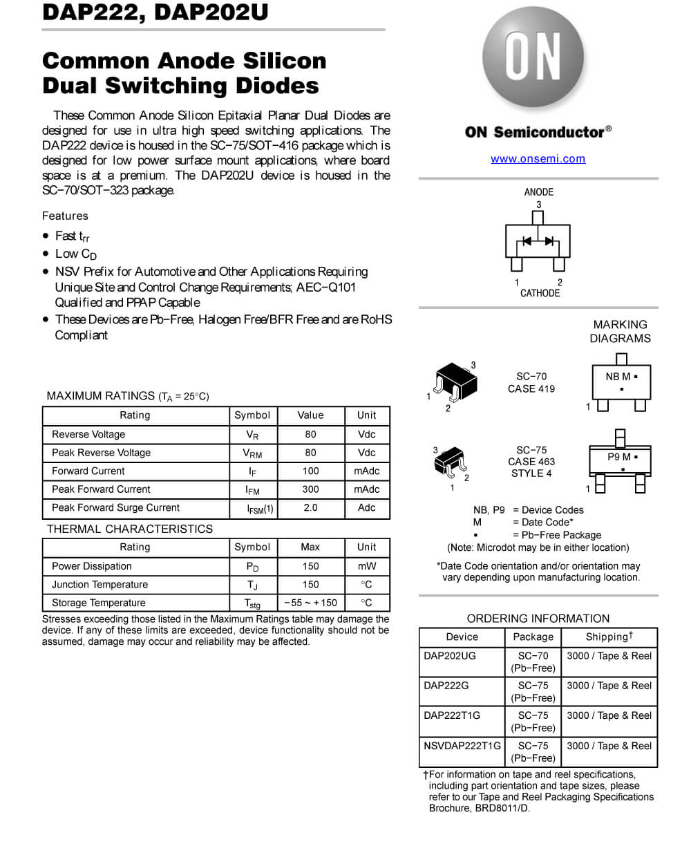 Details Of DAP222T1G