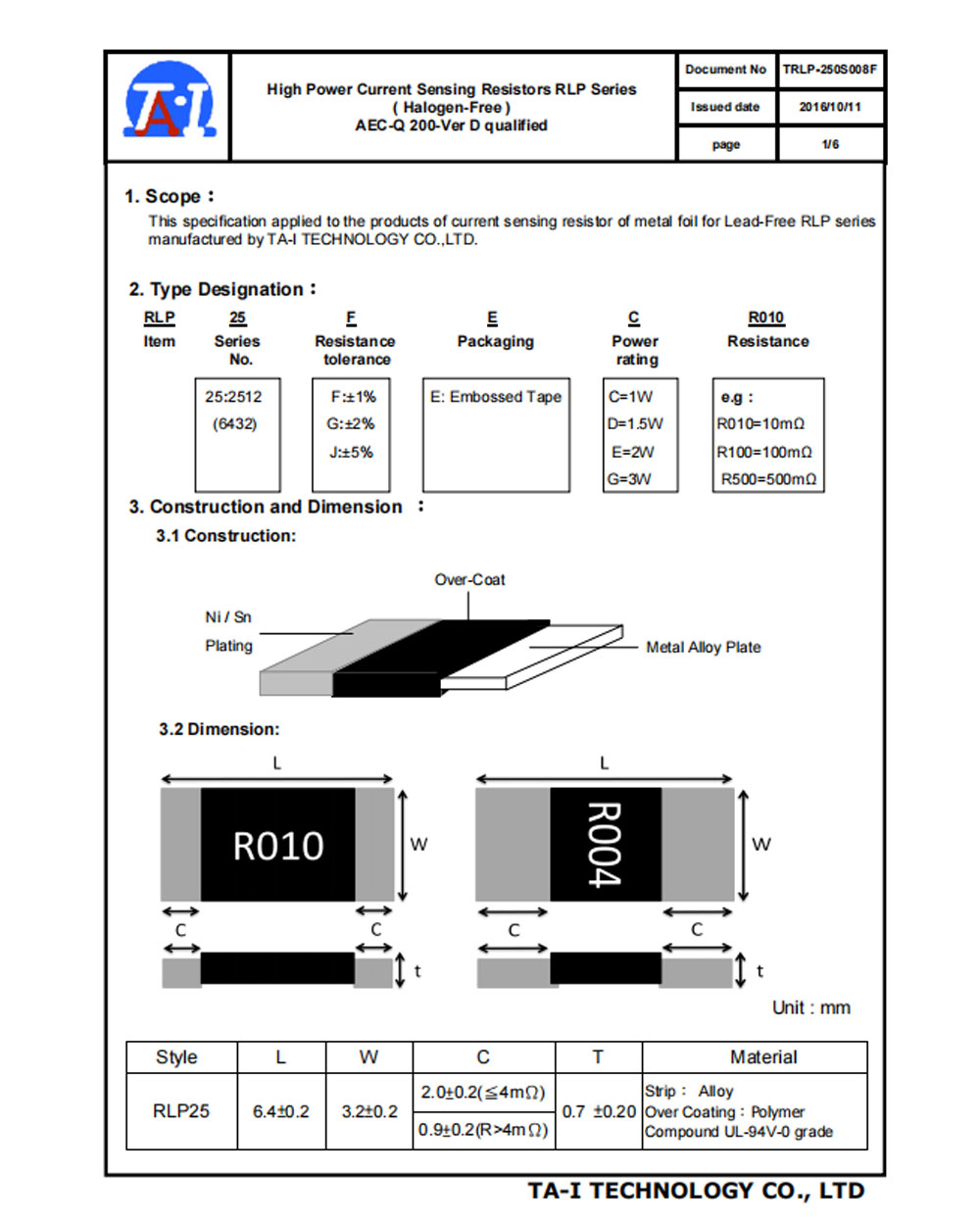 Cement Power Resistor