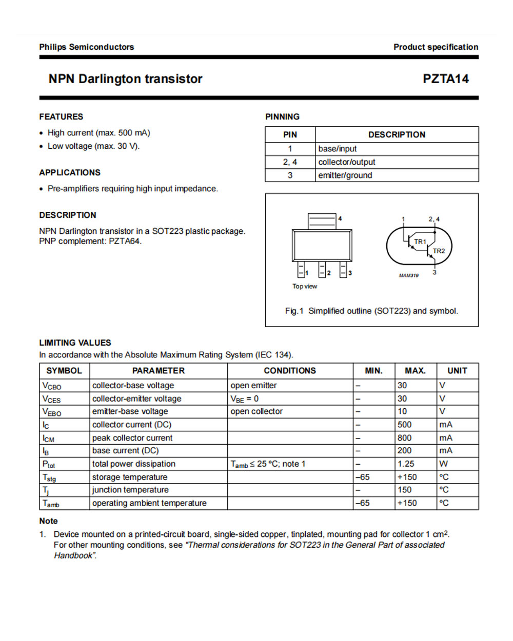 Details of PZTA14