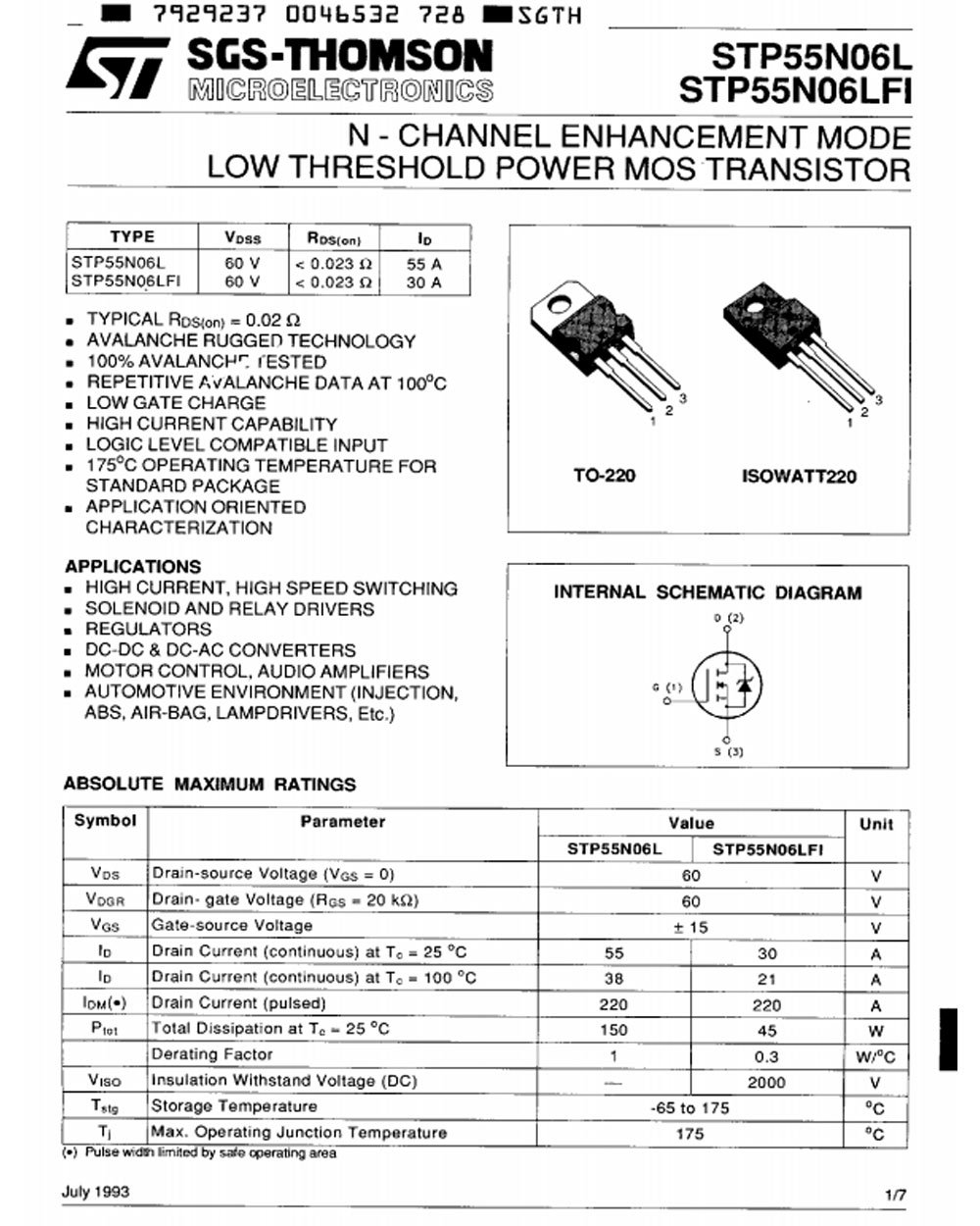 Low Voltage Mosfet